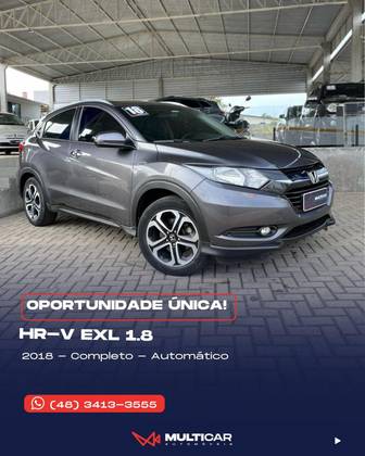 HONDA HR-V 1.8 16V FLEX EXL 4P AUTOMÁTICO HONDA HR-V 1.8 16V FLEX EXL 4P AUTOMÁTICO